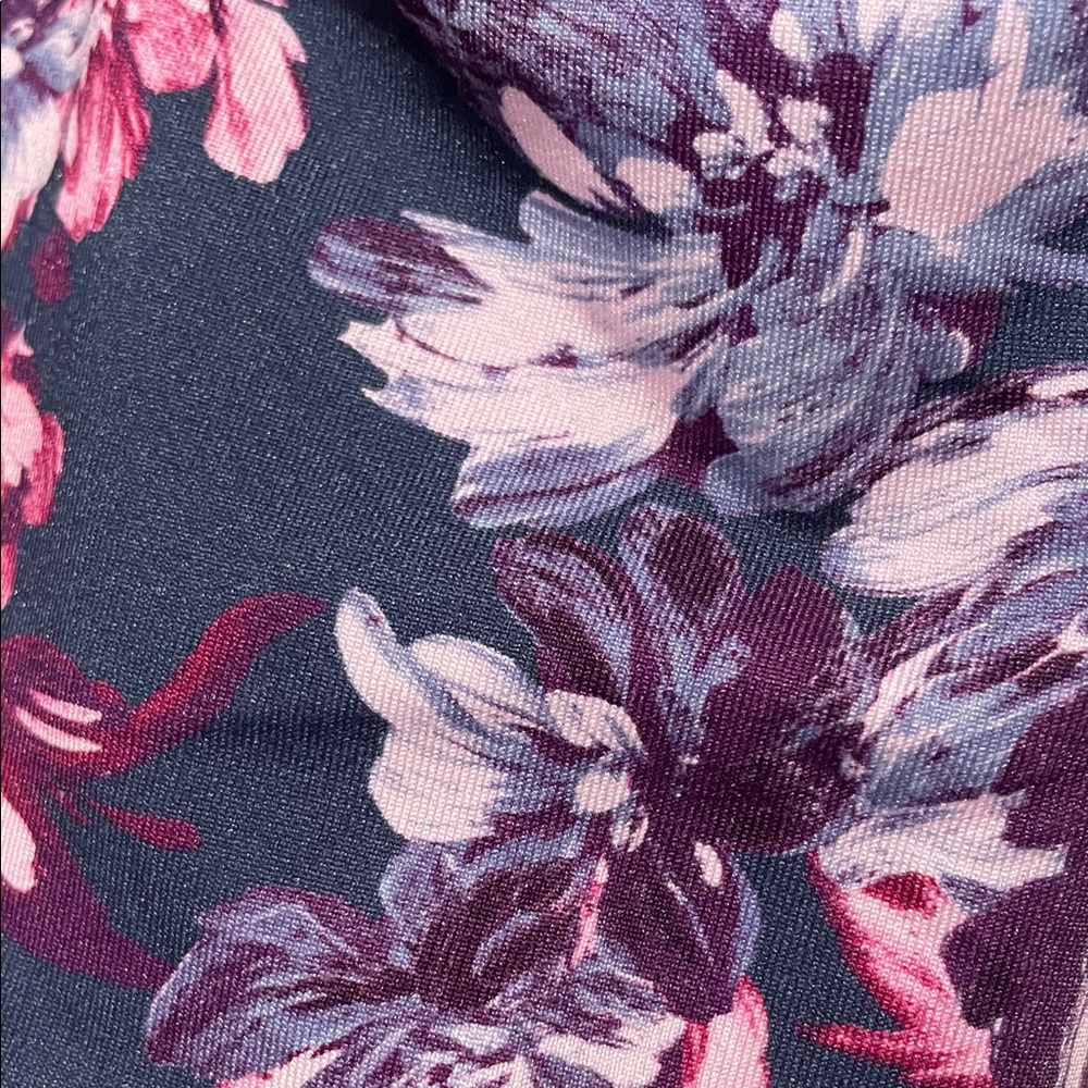 Cacique Navy and Pink Floral Bra - Picture 4 of 4